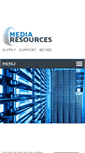 Mobile Screenshot of media-resources.co.uk